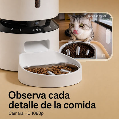 Comedero 5G con Cámara WiFi y Control Remoto