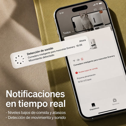 Comedero 5G con Cámara WiFi y Control Remoto